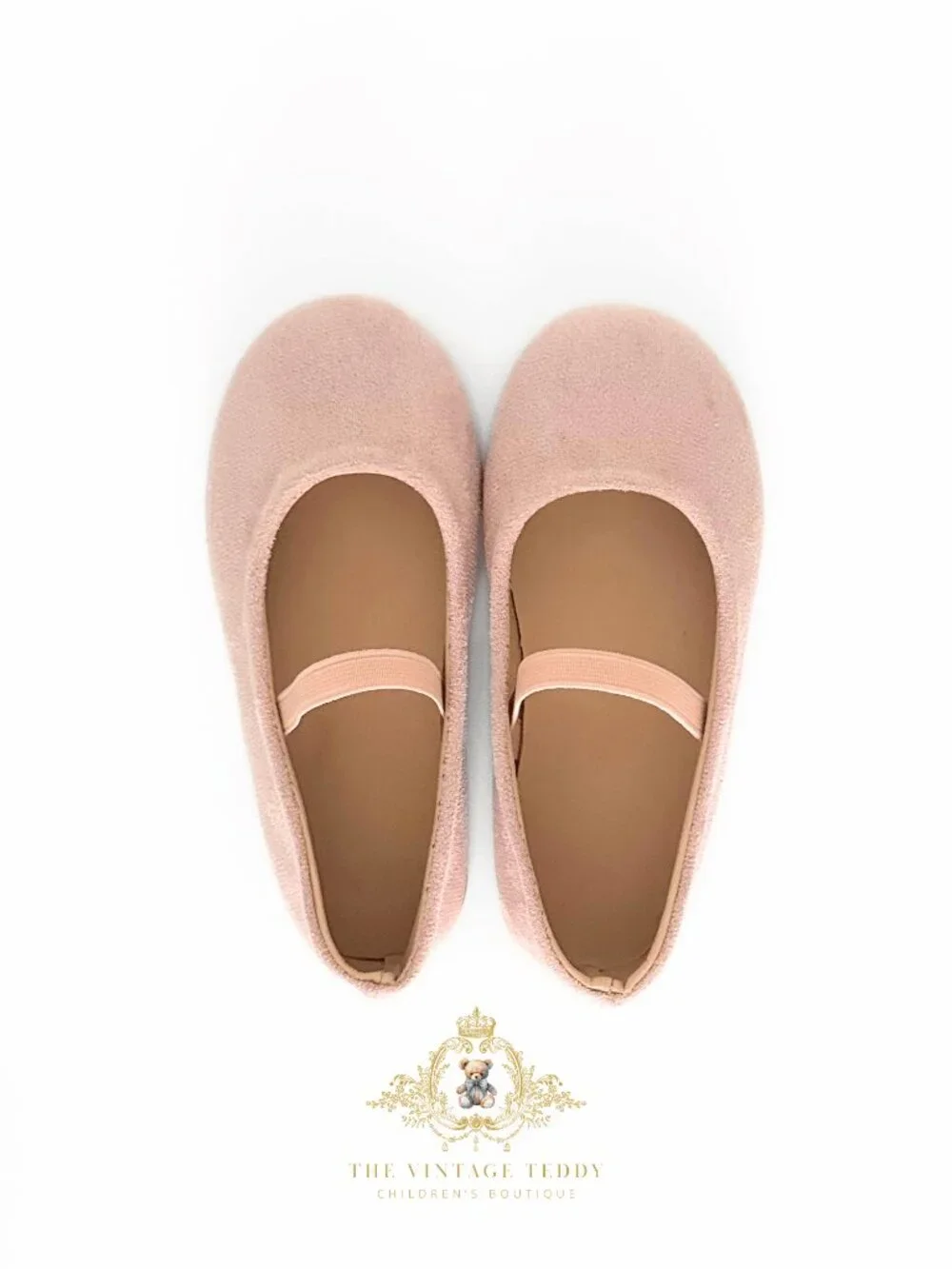 NWT Adorable Girls Ballerina Flats Children's Shoes Baby Toddler Kids Pink 12.5